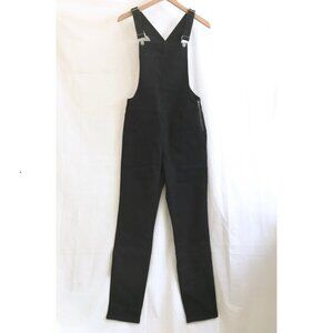J.Crew Bib Overalls in Black Stretch Denim - Sm - NWOT